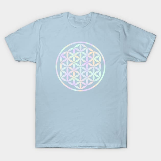 Flower of Life sacred Geometry T-Shirt by Adaba